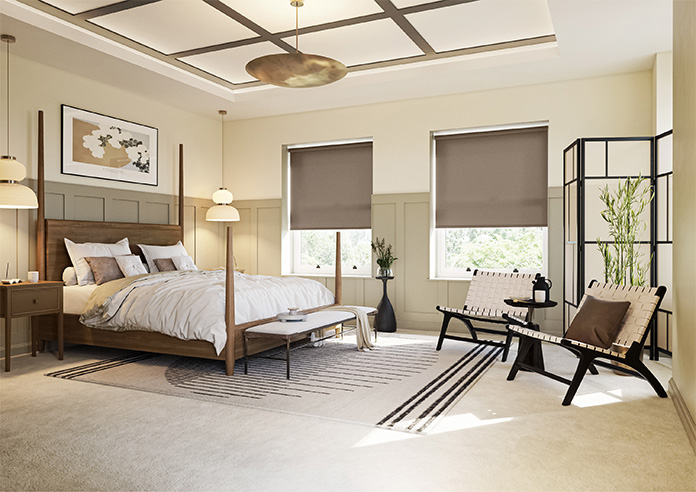 Trapani, Chocolate - Twist&Fit Roller Blind - Image 7